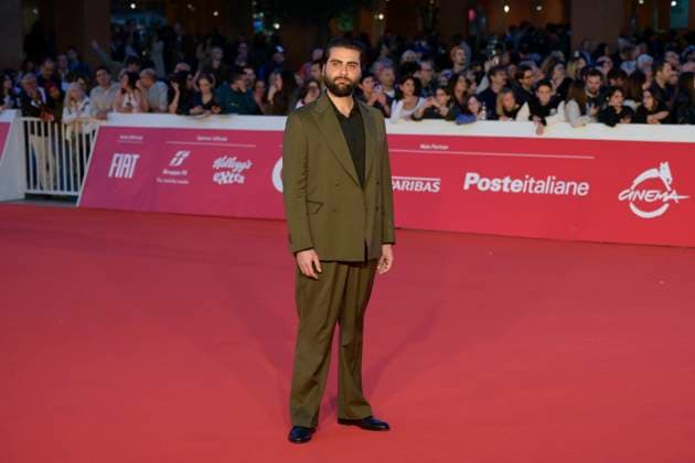 Il Falsario red carpet in Rome, Italy - 19 Oct 2025 Pierluigi Gigante attends the red carpet of movie Il Falsario during the Rome Film Fest 2025 at Auditorium Parco della Muisca. Rome Italy Copyright: xMarioxCartellix xSOPAxImagesx _DSC7950