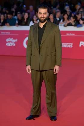 Il Falsario red carpet in Rome, Italy - 19 Oct 2025 Pierluigi Gigante attends the red carpet of movie Il Falsario during the Rome Film Fest 2025 at Auditorium Parco della Muisca. Rome Italy Copyright: xMarioxCartellix xSOPAxImagesx _DSC7958