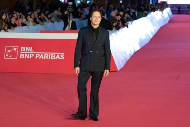 Il Falsario red carpet in Rome, Italy - 19 Oct 2025 Claudio Santamaria attends the red carpet of movie Il Falsario during the Rome Film Fest 2025 at Auditorium Parco della Muisca. Rome Italy Copyright: xMarioxCartellix xSOPAxImagesx _DSC8024