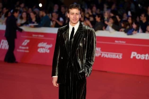Il Falsario red carpet in Rome, Italy - 19 Oct 2025 Mattia Carrano attends the red carpet of movie Il Falsario during the Rome Film Fest 2025 at Auditorium Parco della Muisca. Rome Italy Copyright: xMarioxCartellix xSOPAxImagesx _DSC8059