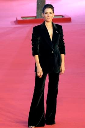 Giulia Michelini at the premiere of the feature film Il falsario at the 20th International Film Festival of Rome Festa del Cinema di Roma 2025 at the Auditorium Parco della Musica Rome, 19 10 2025 Foto:xA.xM.xTinghinox xFuturexImagex falsario_5010