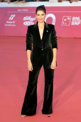 Giulia Michelini at the premiere of the feature film Il falsario at the 20th International Film Festival of Rome Festa del Cinema di Roma 2025 at the Auditorium Parco della Musica Rome, 19 10 2025 Foto:xA.xM.xTinghinox xFuturexImagex falsario_5016