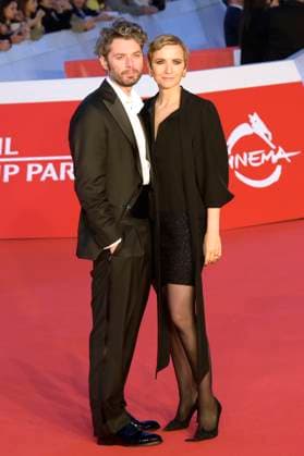 Stefano Lodovichi und Camilla Filippi bei der Premiere des Kinofilms Il falsario auf dem 20. Internationalen Filmfestival von Rom Festa del Cinema di Roma 2025 im Auditorium Parco della Musica. Rom, 19.10.2025 Foto:xA.xM.xTinghinox xFuturexImagex falsario_5042