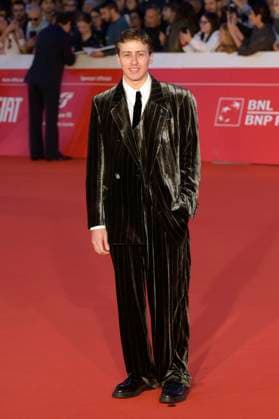 Mattia Carrano at the premiere of the feature film Il falsario at the 20th International Film Festival of Rome Festa del Cinema di Roma 2025 at the Auditorium Parco della Musica Rome, 19 10 2025 Foto:xA.xM.xTinghinox xFuturexImagex falsario_5069