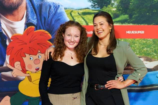 Roxanne Rittmann and Katharina Scheuba at the premiere of the movie Pumuckl und das große Missverständnis at Mathäser Filmpalast Munich, 19 10 2025 Foto:xN.xKolinzx xFuturexImagex pumuckl_5007