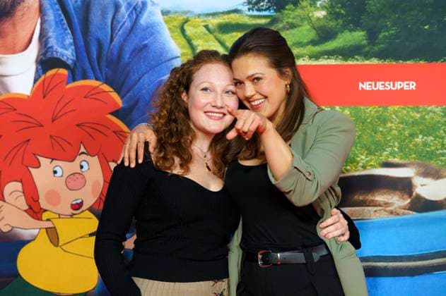 Roxanne Rittmann and Katharina Scheuba at the premiere of the movie Pumuckl und das große Missverständnis at Mathäser Filmpalast Munich, 19 10 2025 Foto:xN.xKolinzx xFuturexImagex pumuckl_5008