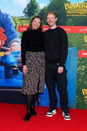 Mira Huber and David Zimmerschied at the premiere of the movie Pumuckl und das große Missverständnis at Mathäser Filmpalast Munich, 19 10 2025 Foto:xN.xKolinzx xFuturexImagex pumuckl_5011