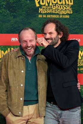 Florian Brückner and Maximilian Schafroth at the premiere of the movie Pumuckl und das große Missverständnis at Mathäser Filmpalast Munich, 19 10 2025 Foto:xN.xKolinzx xFuturexImagex pumuckl_5033