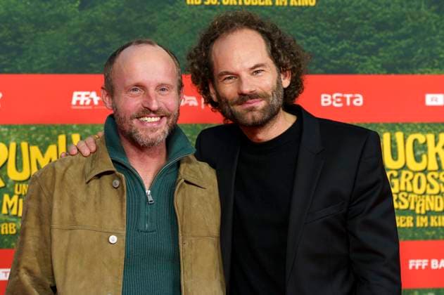 Florian Brückner and Maximilian Schafroth at the premiere of the movie Pumuckl und das große Missverständnis at Mathäser Filmpalast Munich, 19 10 2025 Foto:xN.xKolinzx xFuturexImagex pumuckl_5034
