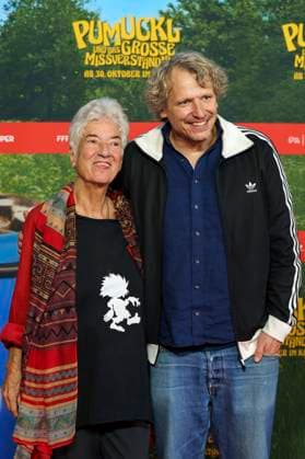 Barbara von Johnson and Marcus H Rosenmüller at the premiere of the movie Pumuckl und das große Missverständnis at Mathäser Filmpalast Munich, 19 10 2025 Foto:xN.xKolinzx xFuturexImagex pumuckl_5053