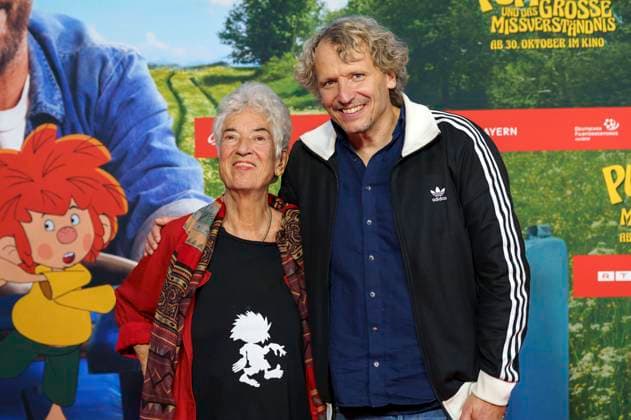 Barbara von Johnson and Marcus H Rosenmüller at the premiere of the movie Pumuckl und das große Missverständnis at Mathäser Filmpalast Munich, 19 10 2025 Foto:xN.xKolinzx xFuturexImagex pumuckl_5054