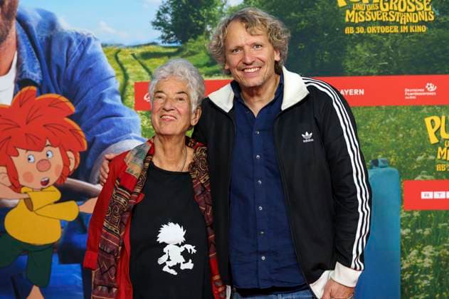 Barbara von Johnson and Marcus H Rosenmüller at the premiere of the movie Pumuckl und das große Missverständnis at Mathäser Filmpalast Munich, 19 10 2025 Foto:xN.xKolinzx xFuturexImagex pumuckl_5055