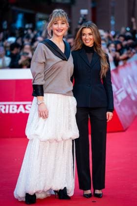 Die My Love red carpet during the 20th Rome Film Festival at Auditorium Parco Della Musica in Rome, Italy on 20 October 2025. Jennifer Lawrence and Justine Ciarrocchi attend the Die My Love red carpet during the 20th Rome Film Festival at Auditorium Parco Della Musica in Rome, Italy on 20 October 2025., Credit:Stefano Costantino TTL Avalon Italy, Rome  Copyright: xStefanoxCostantinoxTTLx xAvalonx 1046960767