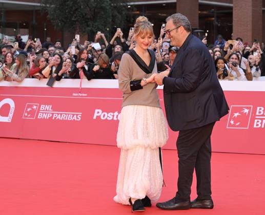 20th Rome Film Festival, Italy - 20 Oct 2025 Jennifer Lawrence with Salvatore Nastasi arrive for the screening of the movie Die My Love at the 20th annual Rome Film Fest, in Rome, Italy, 20 October 2025., Credit:Maria Laura Antonelli Avalon Italia, Rome  Copyright: xMariaxLauraxAntonellix xAvalonx 1046962403