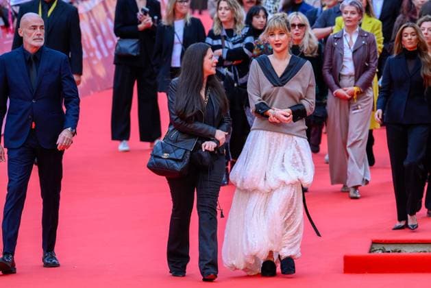 News - Rome Film Festival 2025 Jennifer Lawrence attends the red carpet of the movie Die My Love  during the 20th Rome Film Fest at Auditorium Parco della Musica on October 20, 2025 in Rome, Italy. Rome Auditorium Parco della Musica Italy Copyright: xFabrizioxCorradettix xLiveMediax LPN_2092653