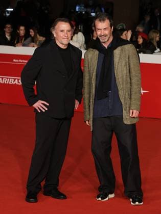 Roma Cinema Fest 2025, evening 6 - red carpet for the film NOUVELLE VAGUE. Pictured: Richard Linklater and Andrea Occhipinti  Copyright: xMarcoxProvvisionatox xipa-agency.netx xDxAvanzo Landi Provvisionatox IPA_Agency_IPA66860456