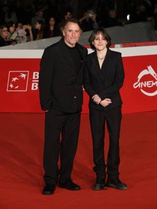 Roma Cinema Fest 2025, evening 6 - red carpet for the film NOUVELLE VAGUE. Pictured: Richard Linklater with his daughter.  Copyright: xMarcoxProvvisionatox xipa-agency.netx xDxAvanzo Landi Provvisionatox IPA_Agency_IPA66860551