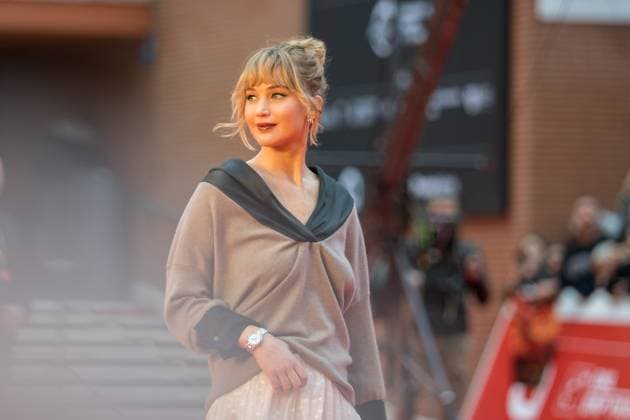 Die My Love - Red Carpet - The 20th Rome Film Festival Jennifer Lawrence attends the Die My Love red carpet during the 20th Rome Film Festival at Auditorium Parco Della Musica in Rome, Italy, on October 20, 2025. Rome Italy  Copyright: xLucaxCarlinox originalFilename: carlino-notitle251020_npdx1.jpg