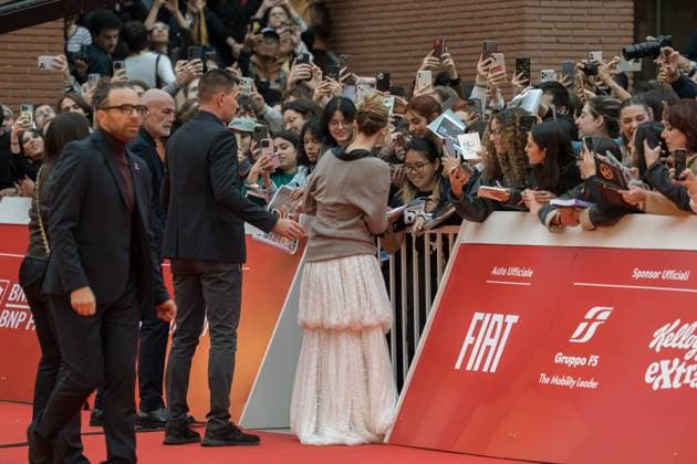 Die My Love - Red Carpet - The 20th Rome Film Festival Jennifer Lawrence attends the Die My Love red carpet during the 20th Rome Film Festival at Auditorium Parco Della Musica in Rome, Italy, on October 20, 2025. Rome Italy  Copyright: xLucaxCarlinox originalFilename: carlino-notitle251020_npIE2.jpg