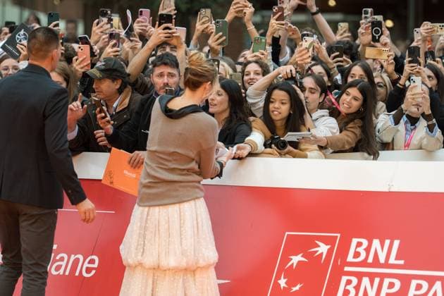 Die My Love - Red Carpet - The 20th Rome Film Festival Jennifer Lawrence attends the Die My Love red carpet during the 20th Rome Film Festival at Auditorium Parco Della Musica in Rome, Italy, on October 20, 2025. Rome Italy  Copyright: xLucaxCarlinox originalFilename: carlino-notitle251020_npjAF.jpg