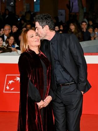 Roma Cinema Fest 2025, evening 6 - Red Carpet for the film WARRIORS – THE RULE OF BALANCE Pictured: Sabrina Knaflitz and Alessandro Gassmann  Copyright: xMaurizioxD Avanzox xipa-agency.netx xDxAvanzo Landi Provvisionatox IPA_Agency_IPA66866418