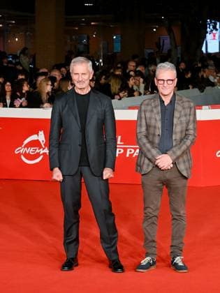 Roma Cinema Fest 2025, evening 6 - Red Carpet of the film WARRIORS – THE RULE OF BALANCE In the photo Gianrico Carofiglio Massimiliano Smeriglio  Copyright: xMaurizioxD Avanzox xipa-agency.netx xDxAvanzo Landi Provvisionatox IPA_Agency_IPA66866321