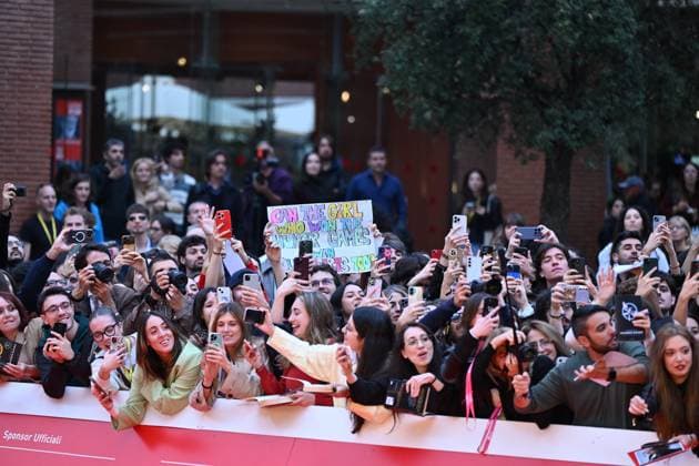 The 20th Rome Film Festival During the Die My Love red carpet at the 20th Rome Film Festival at Auditorium Parco Della Musica in Rome, Italy, on October 20, 2025. Rome Italy Italy  Copyright: xDomenicoxCippitellix originalFilename: cippitelli-diemylov251020_npaLR.jpg