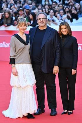 The 20th Rome Film Festival Jennifer Lawrence, President of Fondazione Cinema per Roma Salvatore Nastasi, and Justine Ciarrocchi attend the Die My Love red carpet during the 20th Rome Film Festival at Auditorium Parco Della Musica in Rome, Italy, on October 20, 2025. Rome Italy Italy  Copyright: xDomenicoxCippitellix originalFilename: cippitelli-diemylov251020_npGXe.jpg