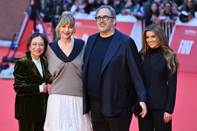 The 20th Rome Film Festival Festival Artistic Director Paola Malanga, Jennifer Lawrence, President of Fondazione Cinema per Roma Salvatore Nastasi, and Justine Ciarrocchi attend the Die My Love red carpet during the 20th Rome Film Festival at Auditorium Parco Della Musica in Rome, Italy, on October 20, 2025. Rome Italy Italy  Copyright: xDomenicoxCippitellix originalFilename: cippitelli-diemylov251020_npiRx.jpg