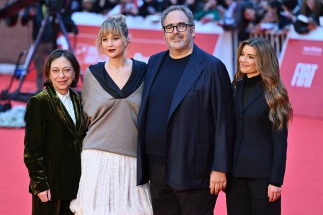 The 20th Rome Film Festival Festival Artistic Director Paola Malanga, Jennifer Lawrence, President of Fondazione Cinema per Roma Salvatore Nastasi, and Justine Ciarrocchi attend the Die My Love red carpet during the 20th Rome Film Festival at Auditorium Parco Della Musica in Rome, Italy, on October 20, 2025. Rome Italy Italy  Copyright: xDomenicoxCippitellix originalFilename: cippitelli-diemylov251020_npK1e.jpg