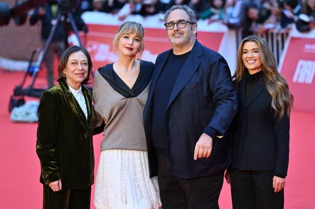 The 20th Rome Film Festival Festival Artistic Director Paola Malanga, Jennifer Lawrence, President of Fondazione Cinema per Roma Salvatore Nastasi, and Justine Ciarrocchi attend the Die My Love red carpet during the 20th Rome Film Festival at Auditorium Parco Della Musica in Rome, Italy, on October 20, 2025. Rome Italy Italy  Copyright: xDomenicoxCippitellix originalFilename: cippitelli-diemylov251020_npqw0.jpg