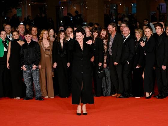 Rome Cinema Fest 2025, evening 6 - Red Carpet of the film Anna In the photo Monica Guerritore with the cast  Copyright: xMaurizioxD Avanzox xipa-agency.netx xDxAvanzo Landi Provvisionatox IPA_Agency_IPA66868345