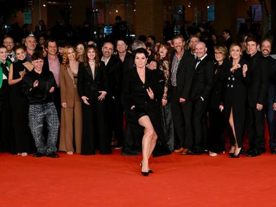 Rome Cinema Fest 2025, evening 6 - Red Carpet of the film Anna In the photo Monica Guerritore with the cast  Copyright: xMaurizioxD Avanzox xipa-agency.netx xDxAvanzo Landi Provvisionatox IPA_Agency_IPA66868349