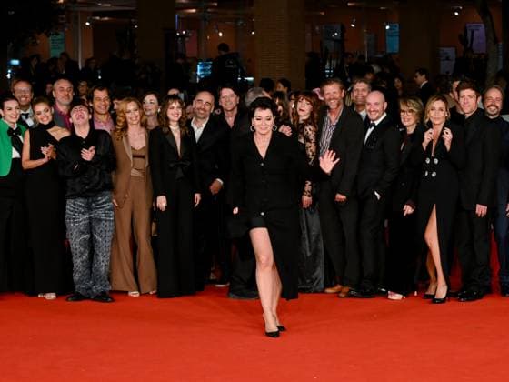 Rome Cinema Fest 2025, evening 6 - Red Carpet of the film Anna In the photo Monica Guerritore with the cast  Copyright: xMaurizioxD Avanzox xipa-agency.netx xDxAvanzo Landi Provvisionatox IPA_Agency_IPA66868355