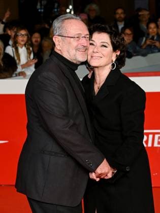 Rome Cinema Fest 2025, evening 6 - Red Carpet for the film Anna. Pictured are Roberto Zaccaria and Monica Guerritore.  Copyright: xMaurizioxD Avanzox xipa-agency.netx xDxAvanzo Landi Provvisionatox IPA_Agency_IPA66868466