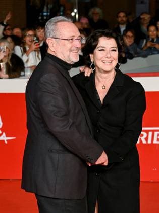 Rome Cinema Fest 2025, evening 6 - Red Carpet for the film Anna. Pictured are Roberto Zaccaria and Monica Guerritore.  Copyright: xMaurizioxD Avanzox xipa-agency.netx xDxAvanzo Landi Provvisionatox IPA_Agency_IPA66868467