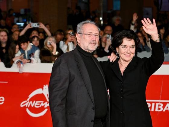 Rome Cinema Fest 2025, evening 6 - Red Carpet for the film Anna. Pictured are Roberto Zaccaria and Monica Guerritore.  Copyright: xMaurizioxD Avanzox xipa-agency.netx xDxAvanzo Landi Provvisionatox IPA_Agency_IPA66868474