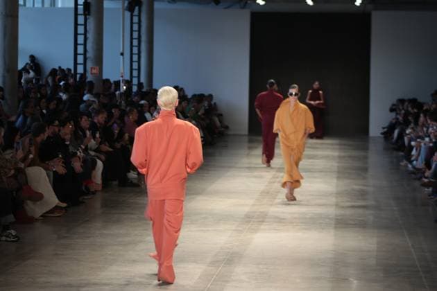 SaO PAULO, SP - 20.10.2025: SPFW N60 - SPFW N60 takes place between the 16th and 20th, at Pacubra, Brazilian Cultures Pavilion, in Sao Paulo. The Weider Silveiro brand will be parading on Monday afternoon (20). x2828428x  AngÃ licaxAlves