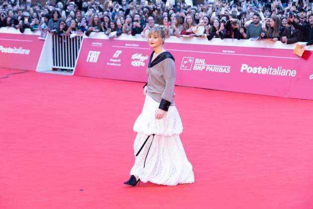 Italy: Jennifer Lawrence at 2025 Rome Film Fest Actress Jennifer Lawrence attends the red carpet for the film Die My Love at the 20th Rome Film Fest Roma RM Italy Copyright: MatteoxNardone