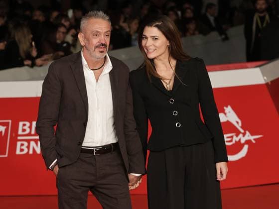 Rome Cinema Fest 2025, day 6 - Red carpet for the film Warriors: The Rule of Balance. Pictured: Gianluca Maria Tavarelli and his wife Margherita  Copyright: xMarcoxProvvisionatox xipa-agency.netx xDxAvanzo Landi Provvisionatox IPA_Agency_IPA66870939
