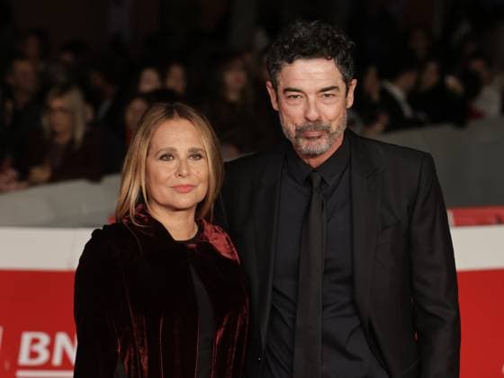 Rome Cinema Fest 2025, day 6 - Red carpet for the film Warriors: The Rule of Balance. Pictured: Alessandro Gassmann, Sabrina Knaflitz  Copyright: xMarcoxProvvisionatox xipa-agency.netx xDxAvanzo Landi Provvisionatox IPA_Agency_IPA66871092