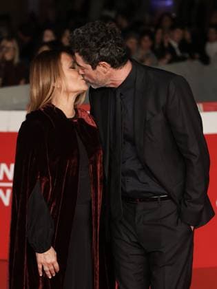 Rome Cinema Fest 2025, day 6 - Red carpet for the film Warriors: The Rule of Balance. Pictured: Alessandro Gassmann, Sabrina Knaflitz  Copyright: xMarcoxProvvisionatox xipa-agency.netx xDxAvanzo Landi Provvisionatox IPA_Agency_IPA66871097