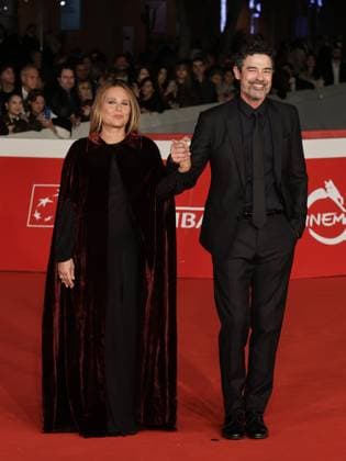 Rome Cinema Fest 2025, day 6 - Red carpet for the film Warriors: The Rule of Balance. Pictured: Alessandro Gassmann, Sabrina Knaflitz  Copyright: xMarcoxProvvisionatox xipa-agency.netx xDxAvanzo Landi Provvisionatox IPA_Agency_IPA66871100