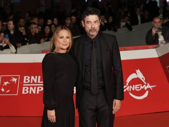 Rome Cinema Fest 2025, day 6 - Red carpet for the film Warriors: The Rule of Balance. Pictured: Alessandro Gassmann, Sabrina Knaflitz  Copyright: xMarcoxProvvisionatox xipa-agency.netx xDxAvanzo Landi Provvisionatox IPA_Agency_IPA66871104