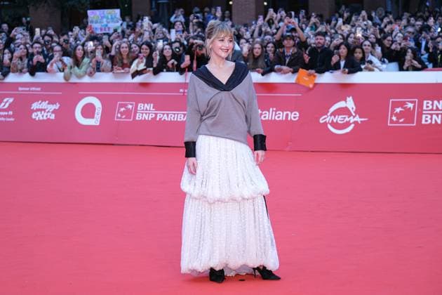 Die My Love red carpet during the 20th Rome Film Fest in Rome - 20 Oct 2025 Jennifer Lawrence attends the red carpet for Die My Love during the 20th Rome Film Fest at Auditorium Parco Della Musica in Rome. Rome Italy Copyright: xDavidexDixLallax xSOPAxImagesx DDILALLA-2632_