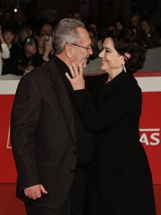 Rome Cinema Fest 2025, Evening 6 - Red Carpet for the film Anna. Pictured: Roberto Zaccaria, Monica Guerritore  Copyright: xMarcoxProvvisionatox xipa-agency.netx xDxAvanzo Landi Provvisionatox IPA_Agency_IPA66875578