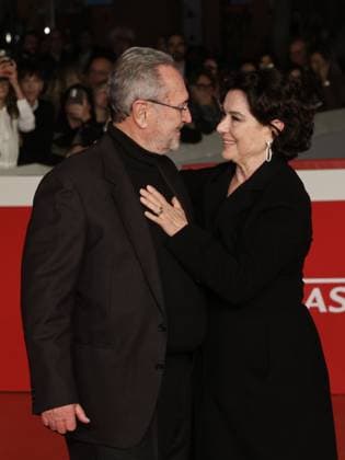 Rome Cinema Fest 2025, Evening 6 - Red Carpet for the film Anna. Pictured: Roberto Zaccaria, Monica Guerritore  Copyright: xMarcoxProvvisionatox xipa-agency.netx xDxAvanzo Landi Provvisionatox IPA_Agency_IPA66875580