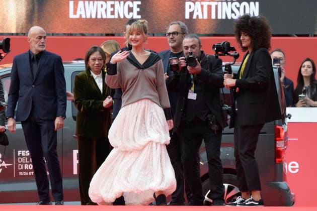 Die my love red carpet in Rome, Italy - 20 Oct 2025 Jennifer Lawrence attends the Die my love red carpet during Auditroium Parco della Muisca at Rome Film Fest 2025. Rome Italy Copyright: xMarioxCartellix xSOPAxImagesx _DSC1979
