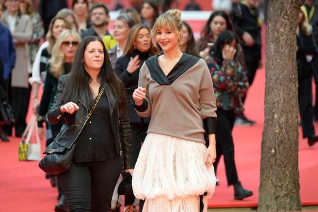 Die my love red carpet in Rome, Italy - 20 Oct 2025 Jennifer Lawrence attends the Die my love red carpet during Auditroium Parco della Muisca at Rome Film Fest 2025. Rome Italy Copyright: xMarioxCartellix xSOPAxImagesx _DSC2029