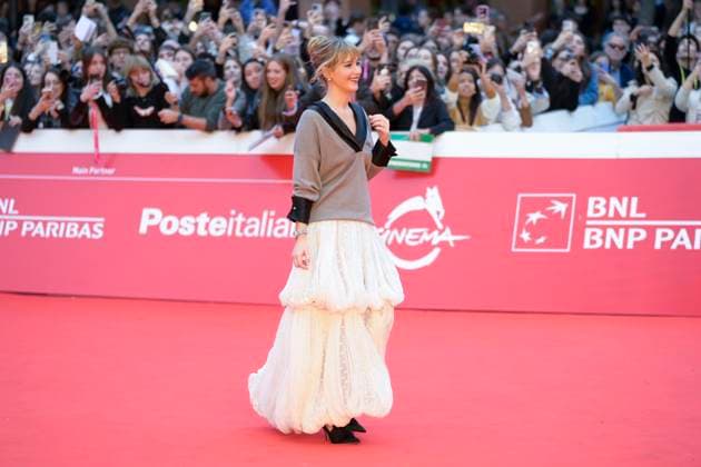 Die my love red carpet in Rome, Italy - 20 Oct 2025 Jennifer Lawrence attends the Die my love red carpet during Auditroium Parco della Muisca at Rome Film Fest 2025. Rome Italy Copyright: xMarioxCartellix xSOPAxImagesx _DSC8594